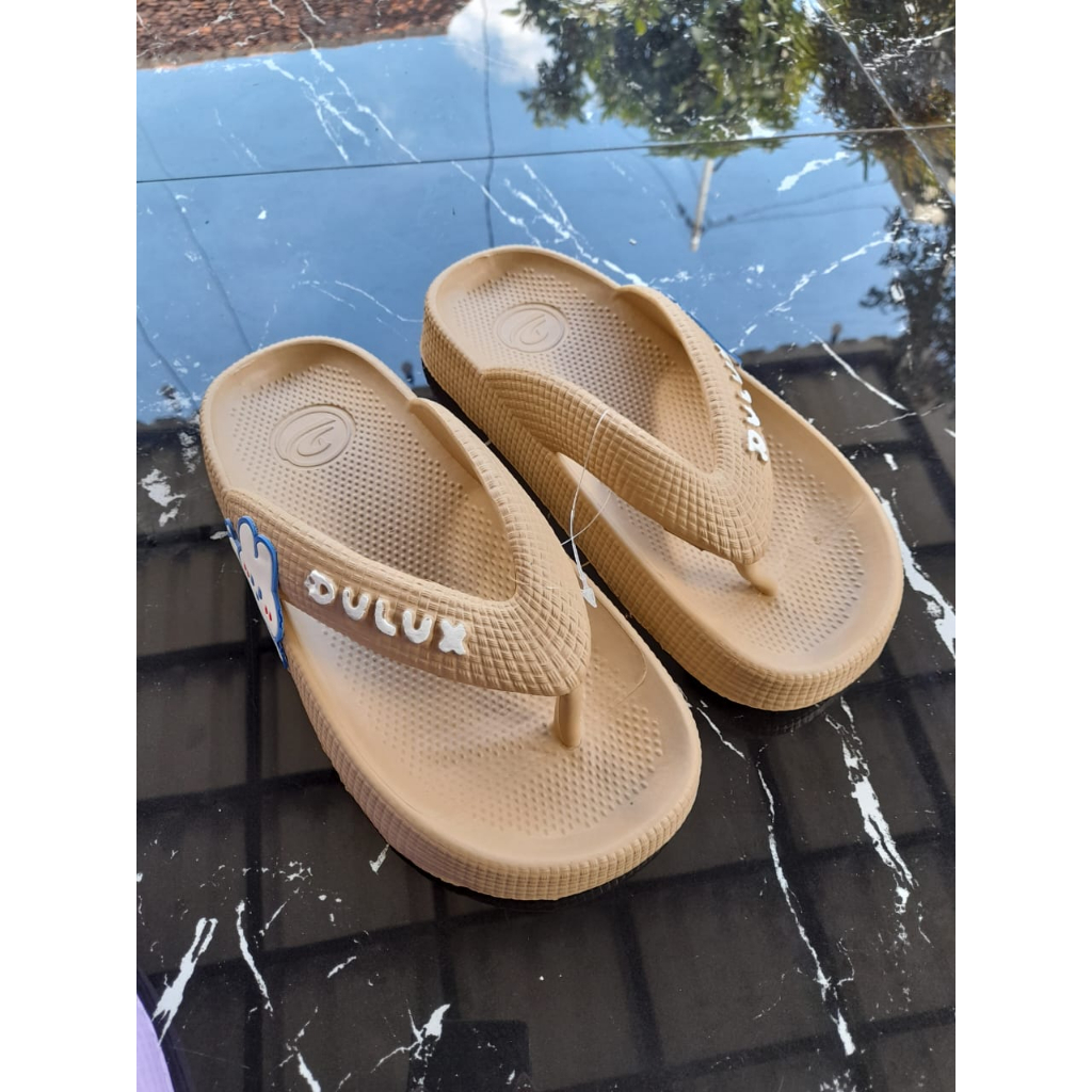 sandal jepit karet wanita import sandal dulux wanita murah