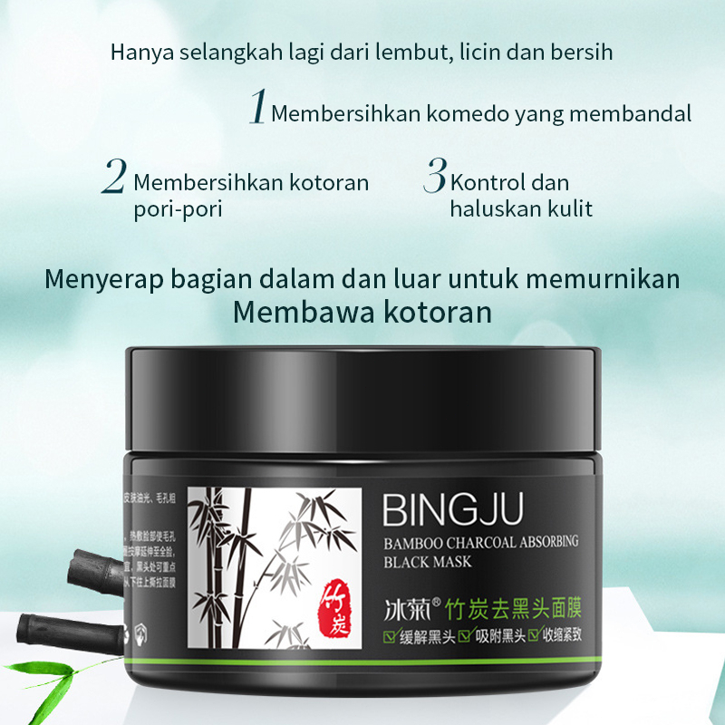 [Barang Spot] Masker Komedo Masker Komedo Kuat masker Masker penghilang komedo 120g Untuk pria wanita masker wajah penghilang komedo masker menghilangkan komedo bahan botani Ringan dan tidak menyebabkan iritasi