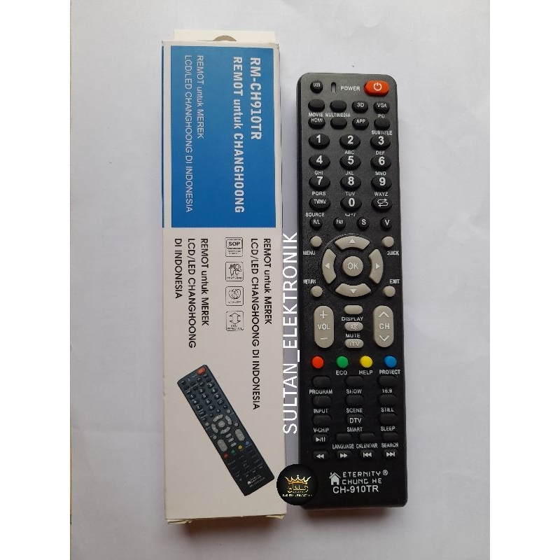 REMOTE/REMOT TV CHANGHONG LED/LCD MULTI SMART TYPE CH910