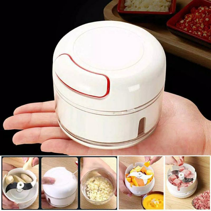 Blender Mini Chopper Cooper Pencacah Bawang Cabe Daging Blender Tarik - Yalinestore