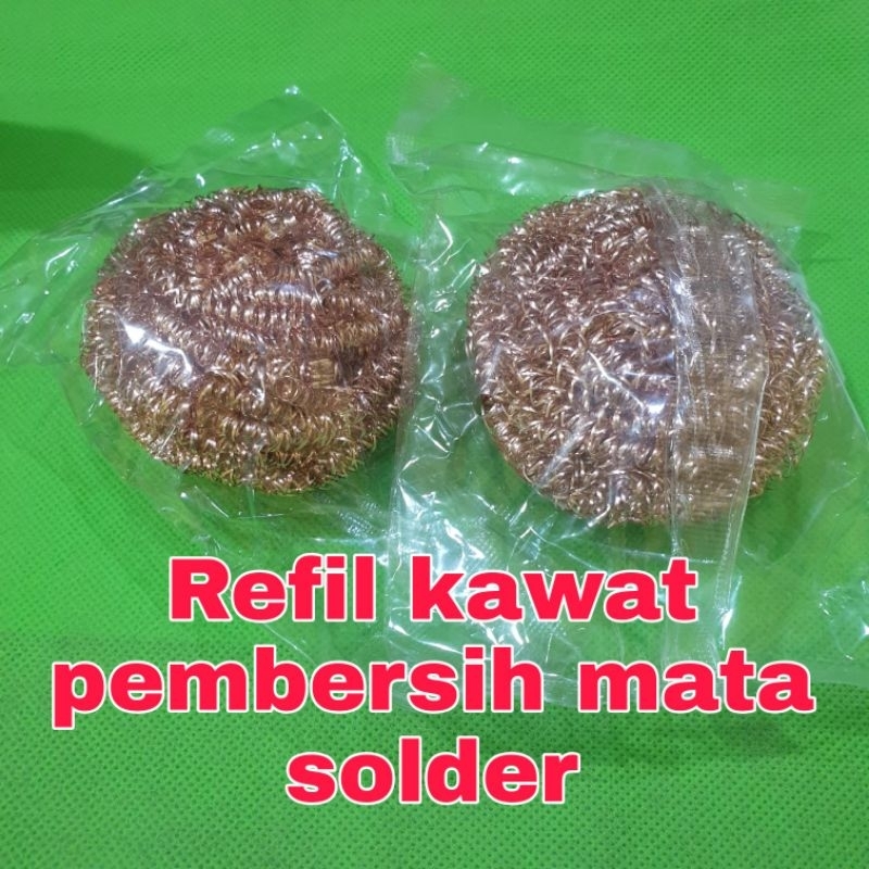 refil serabut kawat pembersih mata solder