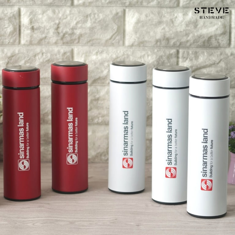 Botol minum stainless termos vacuum tumbler travel mug TM0301 custom sakura