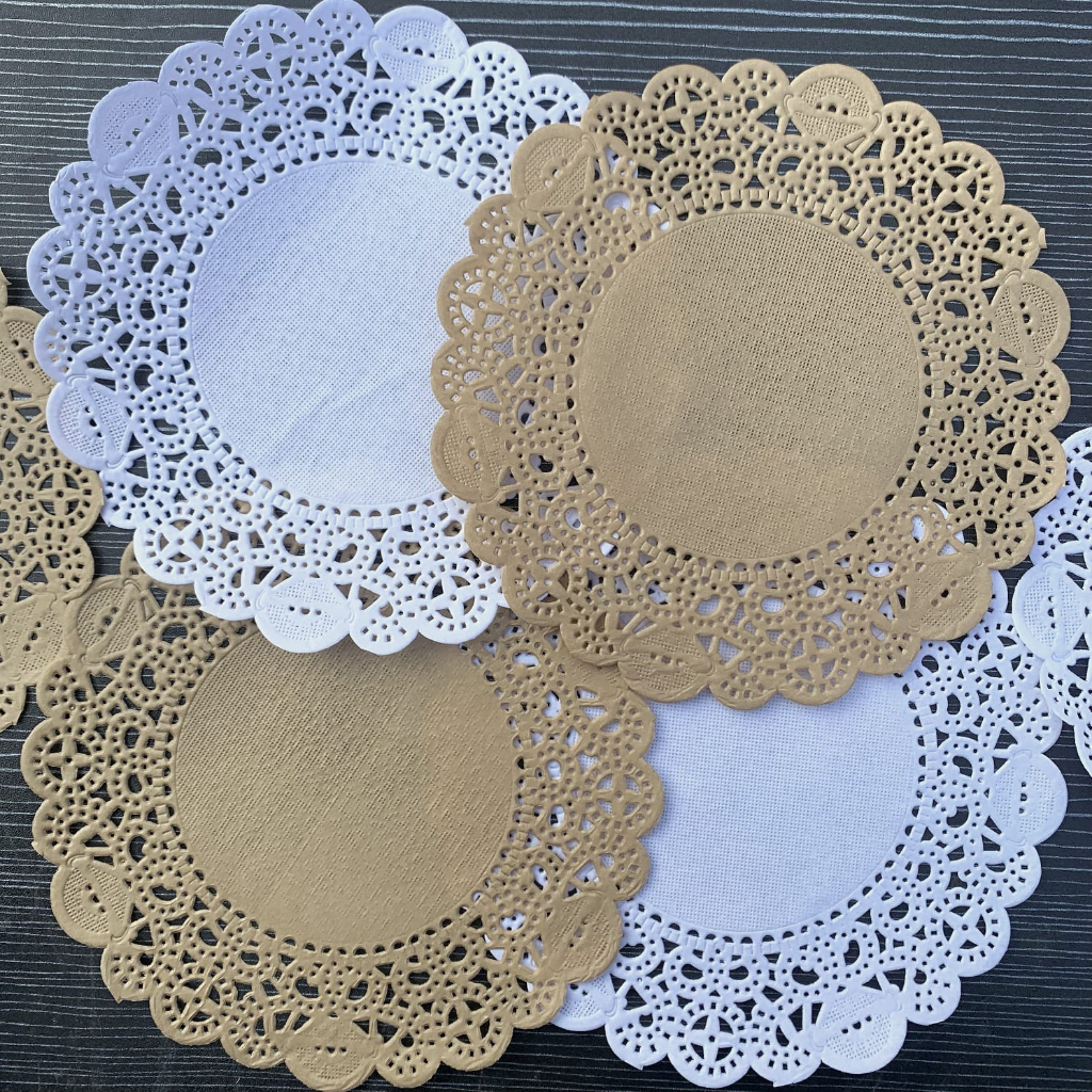 

Doilies Paper 5,5 inch - Doyleys Paper Decorative bujo / planner / scrapbook / tatakan kue