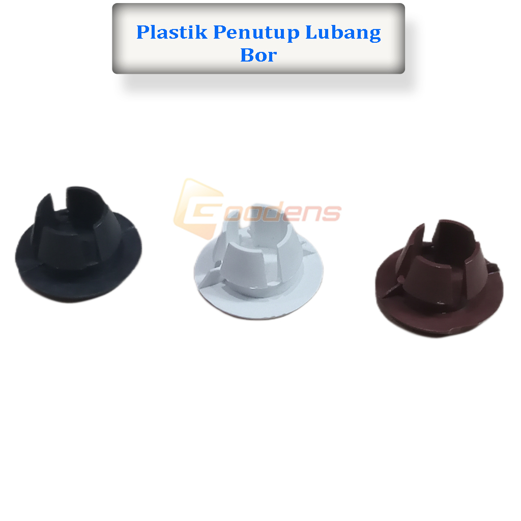 Plastik penutup lubang bor / sekrup isi 10pcs