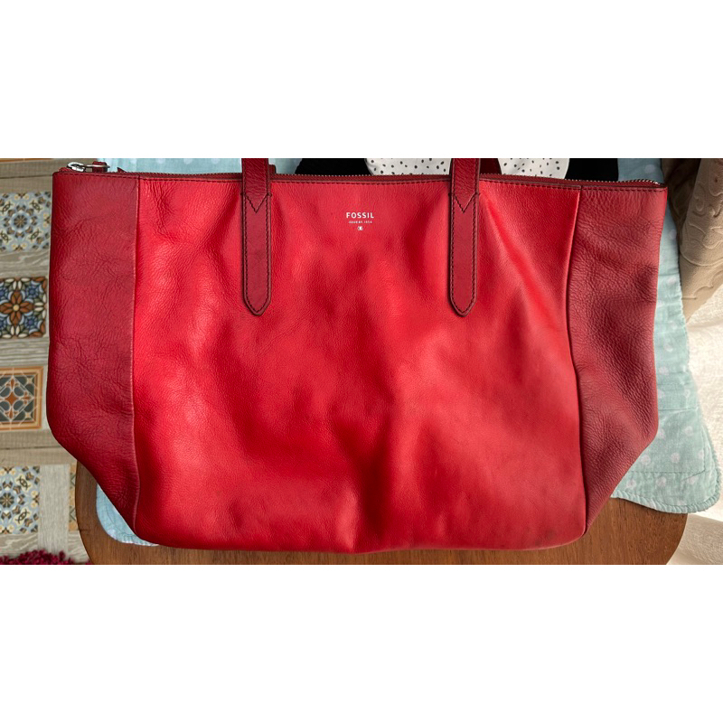 preloved fossil sydney tote bag