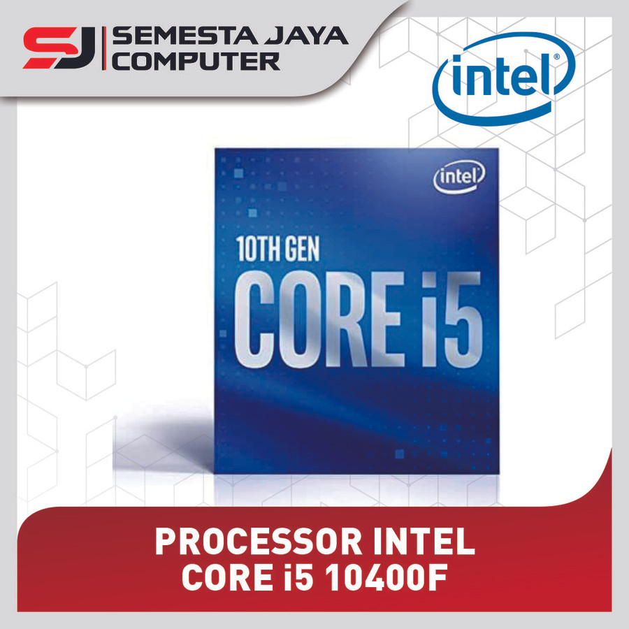 Processor Intel Core i5 10400F 2.9ghz 6 core 12 thread comet Lake - LGA 1200