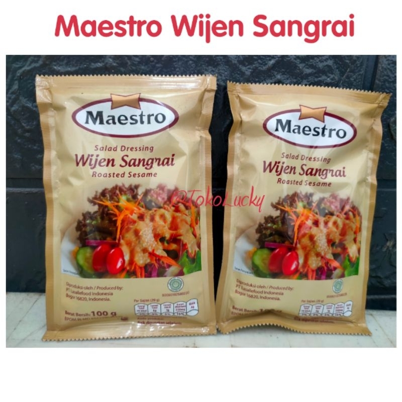 

Maestro Wijen Sangrai 100gr