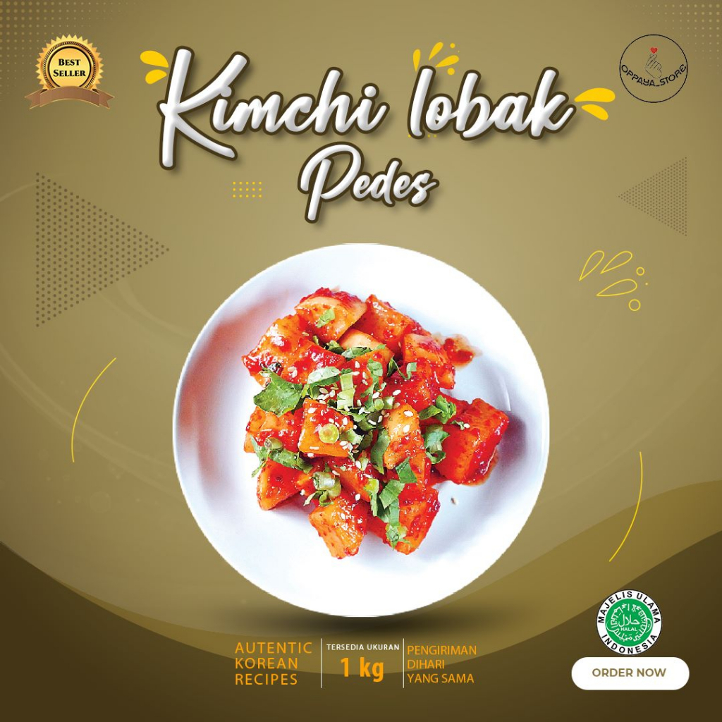 

Kimchi Lobak Korea Pedes 1Kg Halal