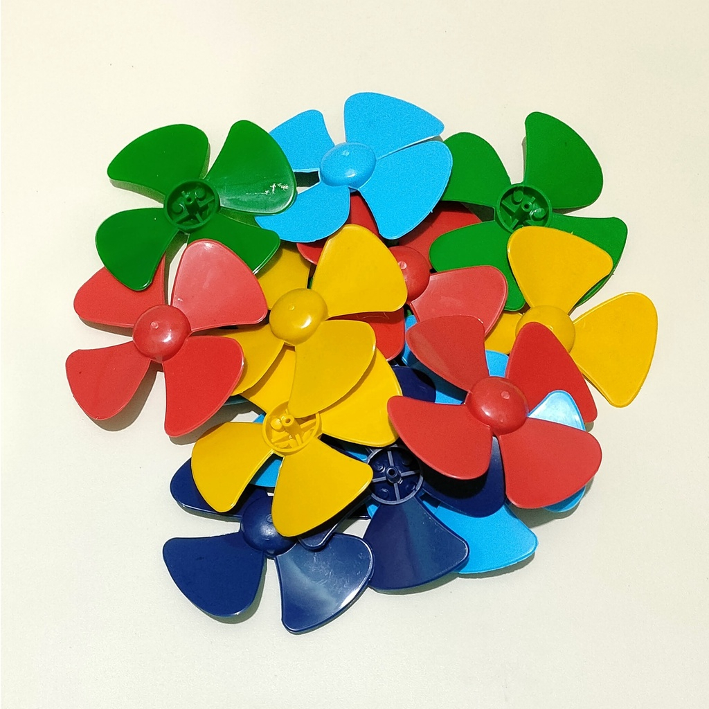 Baling Kitiran Kipas Dinamo Layangan Mainan Angin DIY/Baling Baling Kipas Plastik