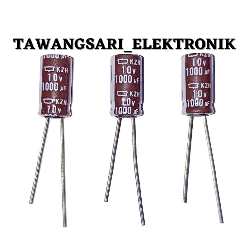 ELKO 10V 1000UF KAPASITOR ELCO 10V 1000 UF