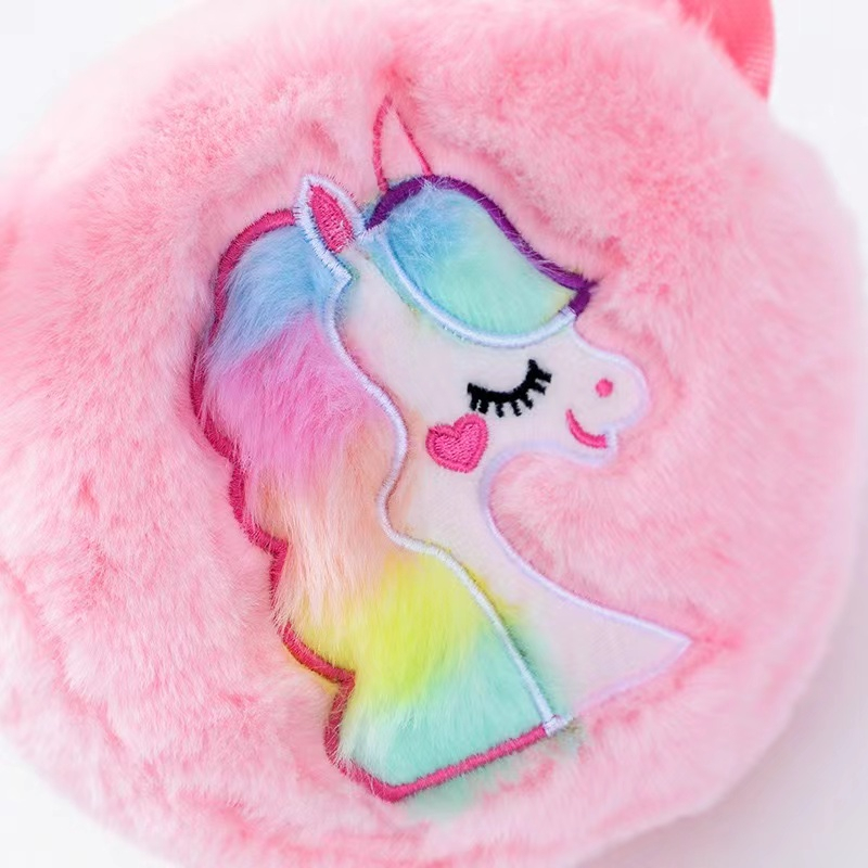 Tempat Unicorn Mewah Tas Bahu Messenger Tas Gadis TK Kecil Ransel Hadiah Anak Cinta Lucu Tas