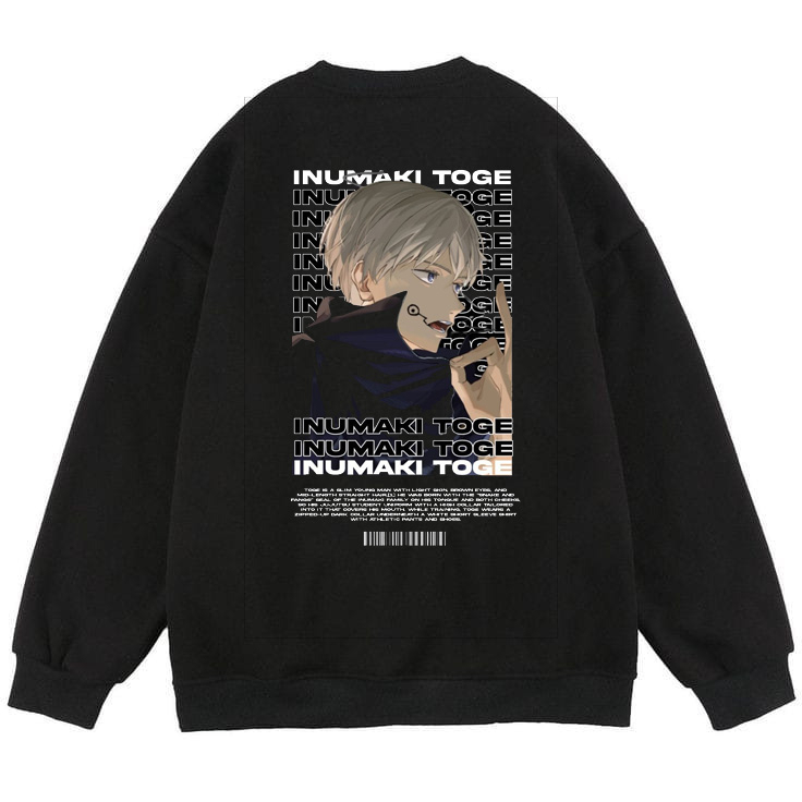 Afterrisen Crewneck Anime Jujutsu Kaisen Toge Inomaki
