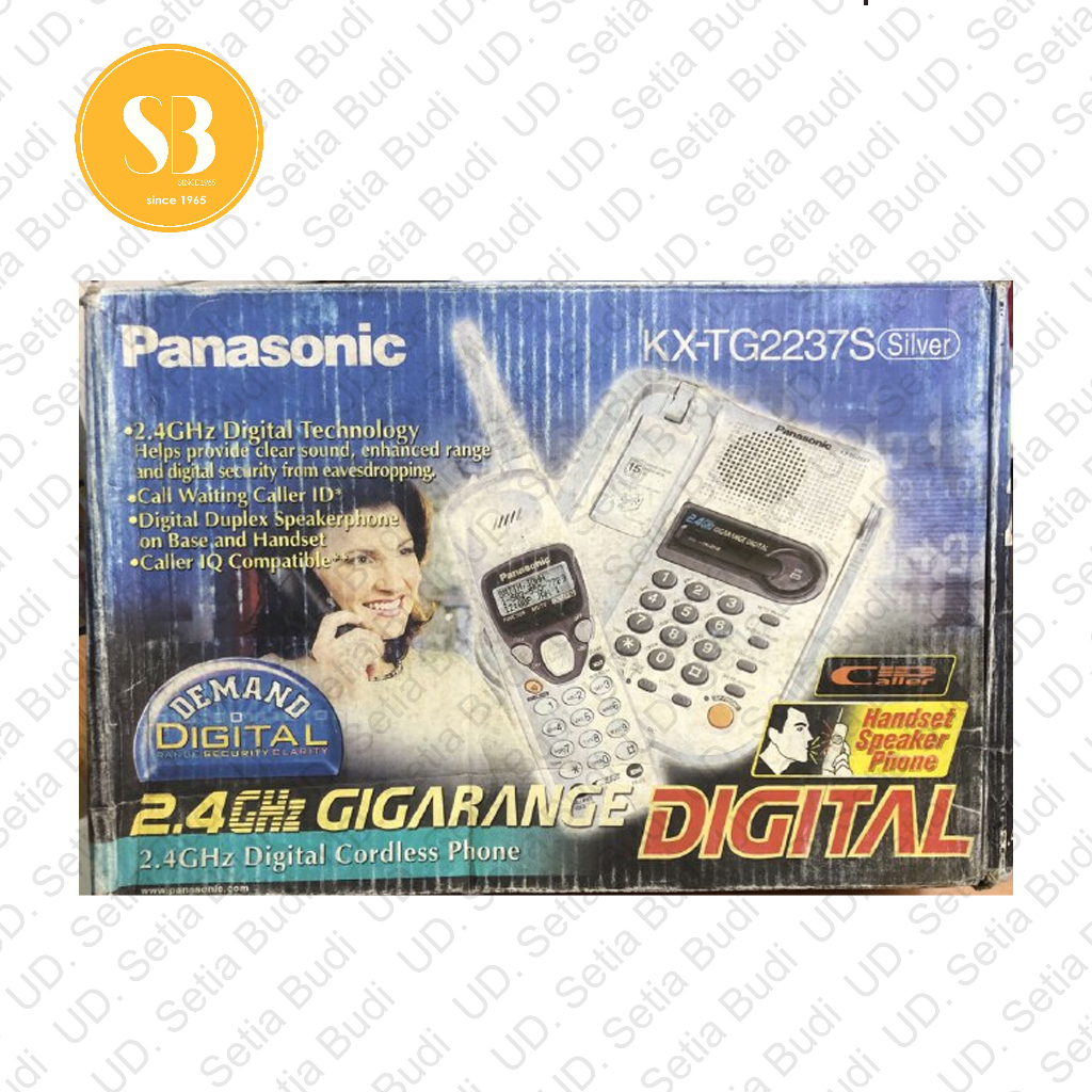 Telepon Cordless / Wireless Panasonic KX-TG2237S Speakerphone Baru