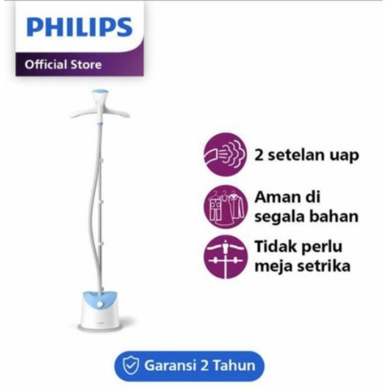 philips hands steamer philips GC 482 garansi resmi 2thn/ setrika uap philips gc 482 / setrika baju uap/ setrika berdiri / stand steamer philips