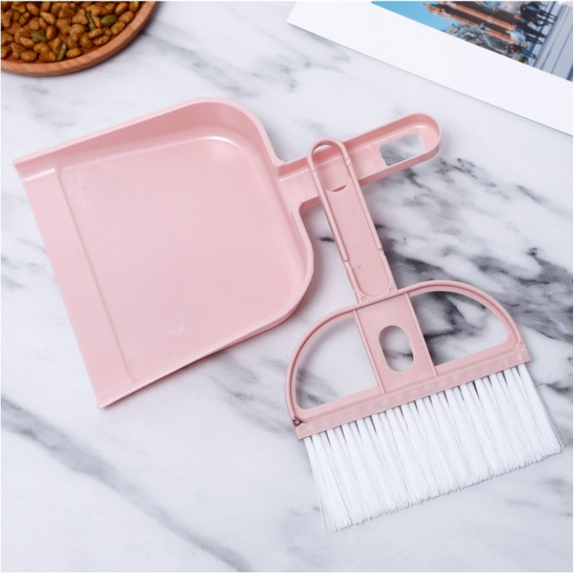 MINI DUSTPAN SET Sapu mini set Serok cikrak kecil kebersihan karpet mobil meja laptop