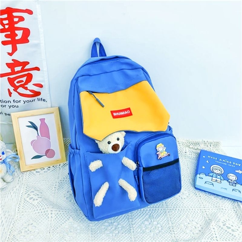 Tas ransel anak SD SMP boneka/tas boneka teddy/ransel anak perempuan sd smp