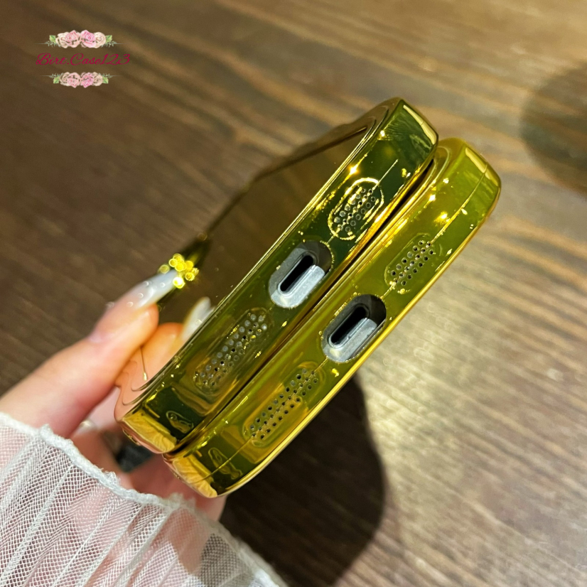 SOFT CASE SOFTCASE TPU WAVE GELOMBANG GOLD FOR IPHONE XR BC7802