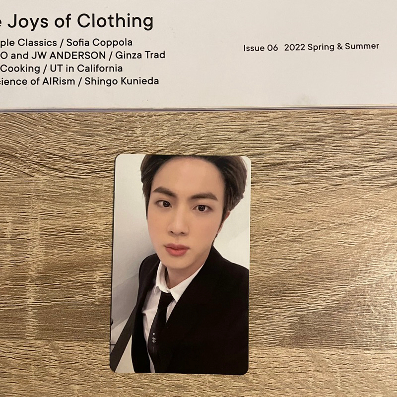 PC Photocard BTS Jin Memories 2020