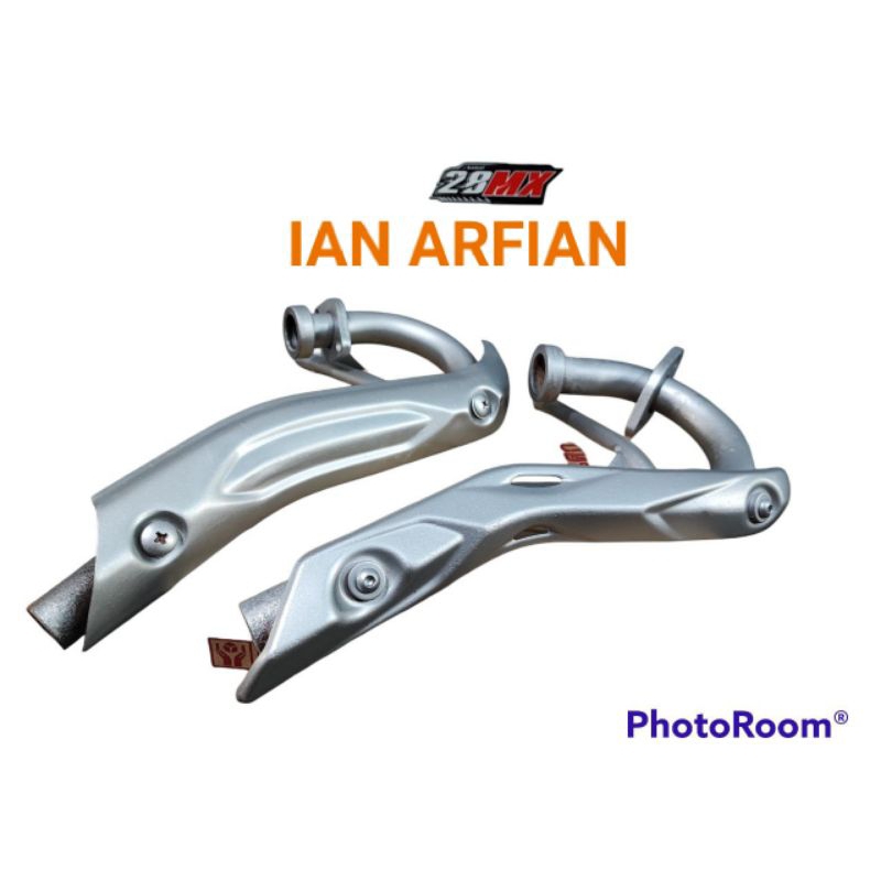 PROMO LEHER SAMBUNGAN KNLPOT KNALPOT KLX BF G D-TRACKER NEW ASLI  ORI COPOTAN MOTOR