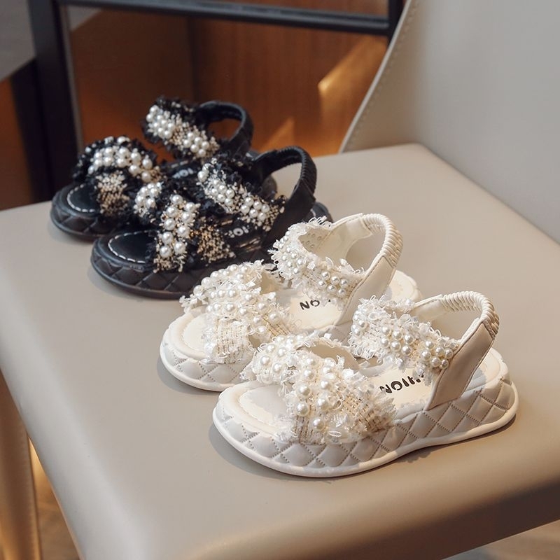 【FREE BOX IMPORT】VF2519 - Sandal Mutiara Fashion Anak Import