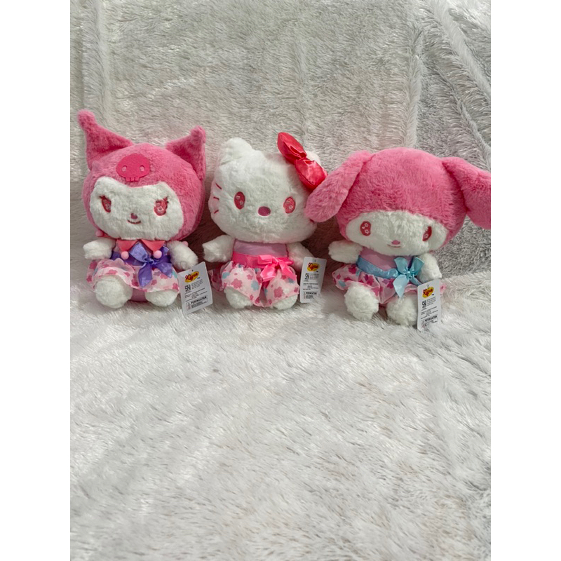 boneka hello kitty/boneka kuromi/boneka my melody/hello kitty plush/kuromi plush/my melody plush/hel