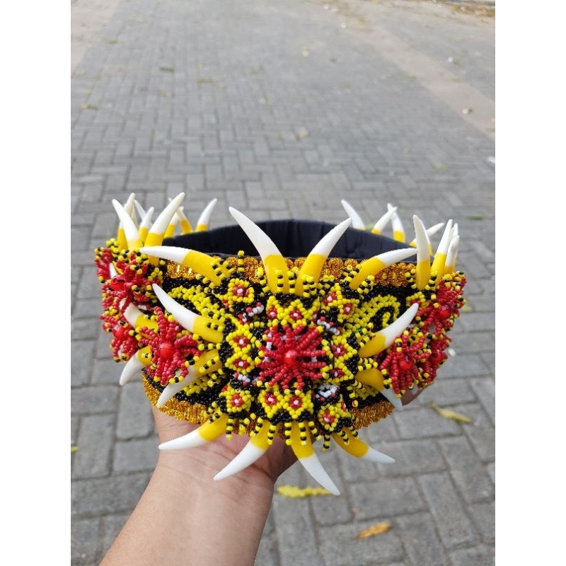 TOPI ADAT KHAS KALIMANTAN/TOPI ADAT DAYAK/TOPI TARING