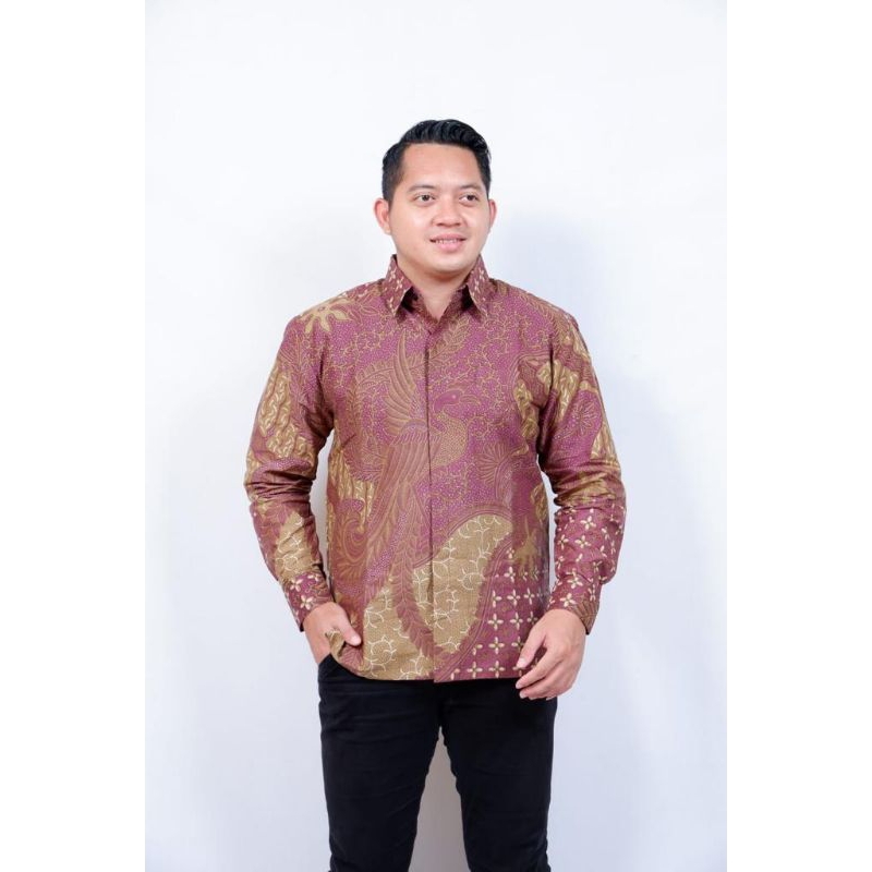 Batik Pria Lavender Ungu Lilac Purple Elegant