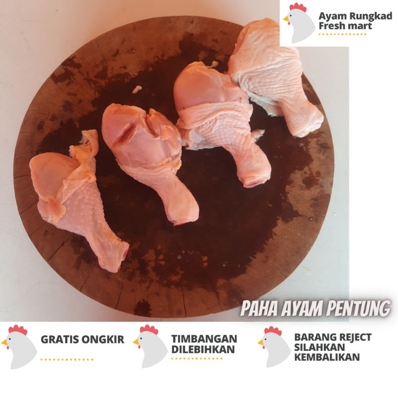

Ayam paha / Daging paha Ayam / paha Ayam Segar / paha Ayam fresh / paha pentung ayam / drum stick / paha pentung Ayam