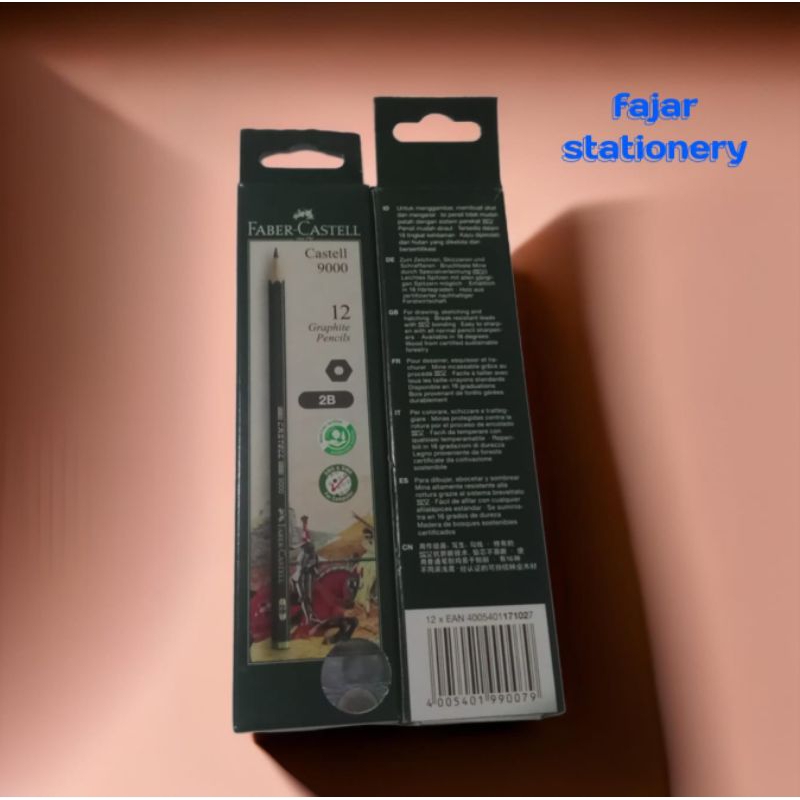 

pensil faber castell 2b original (12 pcs)