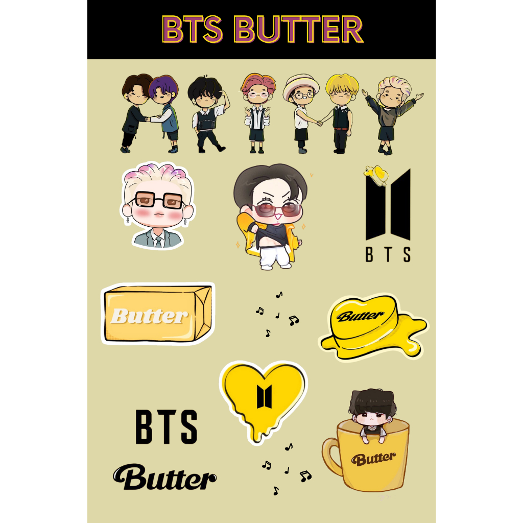 STICKER BTS BUTTER