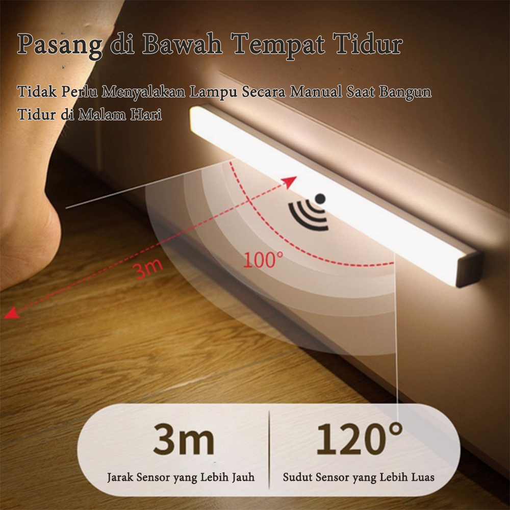 Lemari Kamar Lampu Dinding Lampu samping tempat tidur LED lampu sensor multi-fungsi,lampu belajar lampu lemari pakaian portabel