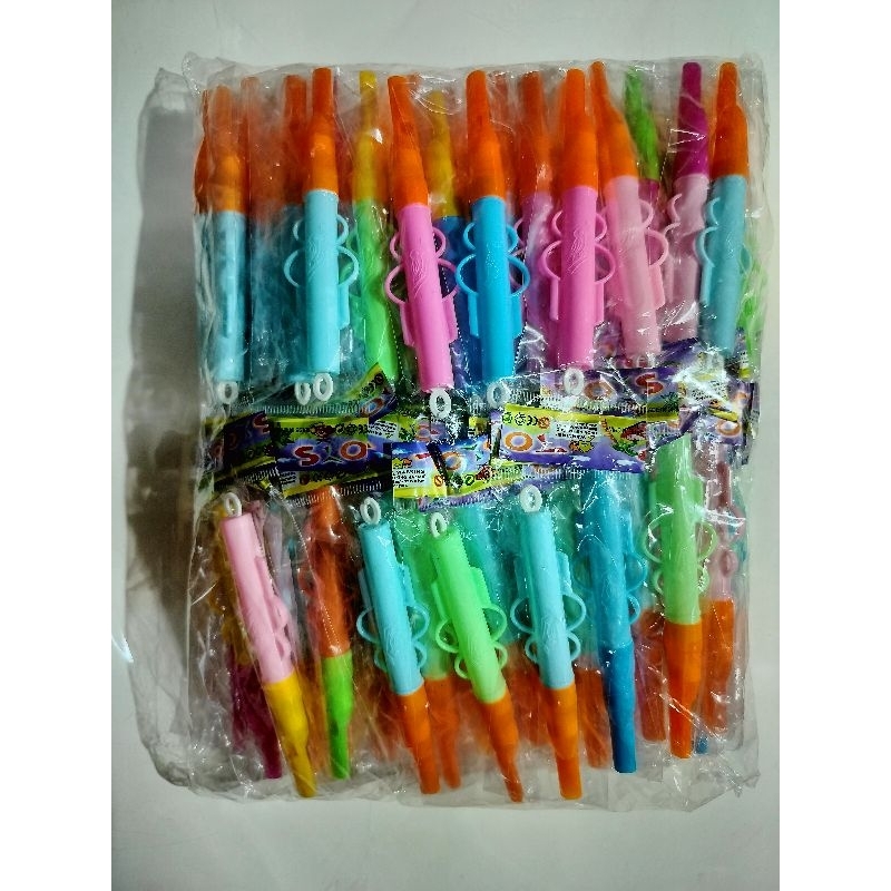 Suling Plastik Tarik isi 20 pcs