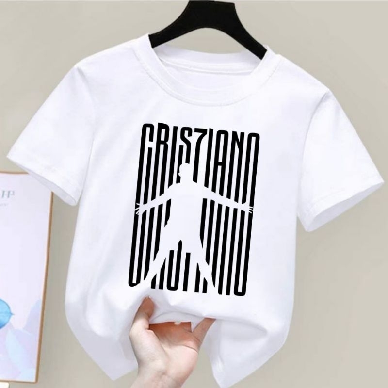 Kaos Anak Cristiano 7 besar Baju Anak Laki Laki Atasan Anak Kaos Distro Anak Baju Oblong Anak Kaos Bola Anak Cowok