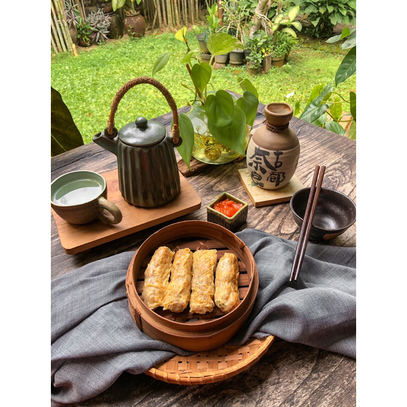 

Frozen Dimsum Lumpia Kulit Tahu Halal (isi 10pcs free saus)