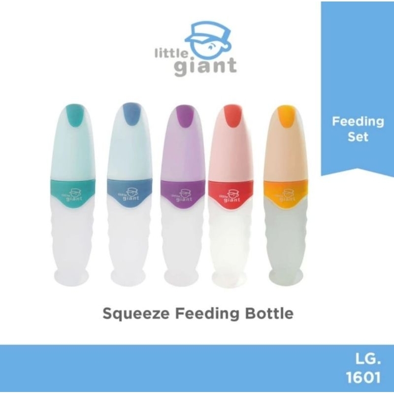 Squeeze Feeding Bottle LG1601 / Botol Sendok Silicone / Peralatan MPASI baby