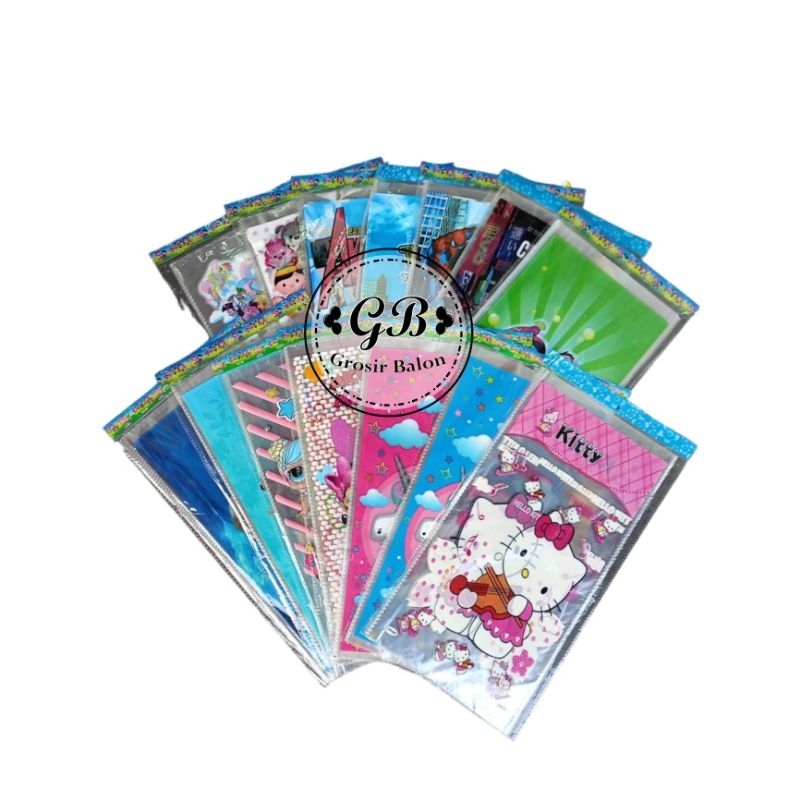 

1 PACK 10LEMBAR PP PLASTIK SNACK ULANG TAHUN - PLASTIK ULANG TAHUN SOUVENIR SNACK KARAKTER / OPP PLASTIK SNACK 40 x 20