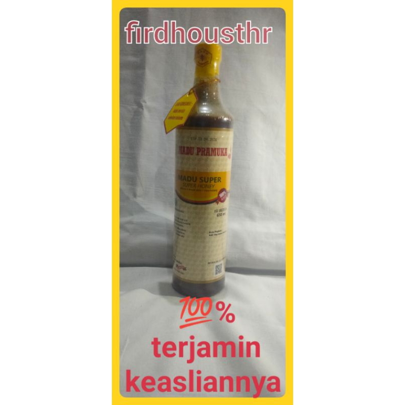 

Madu super pramuka 650ml alami (madu+royal jelly+pollen)