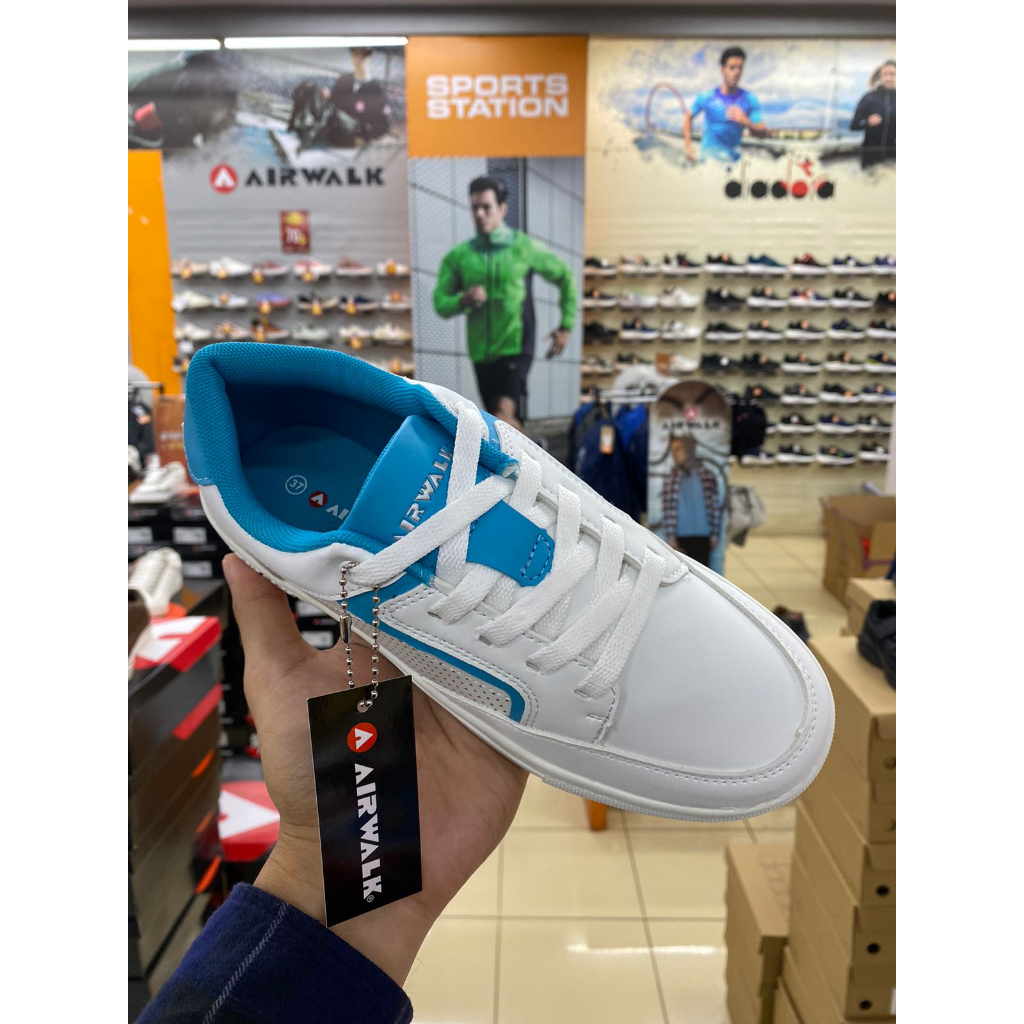 Sepatu Airwalk Regina White Blue Women's Shoes Original