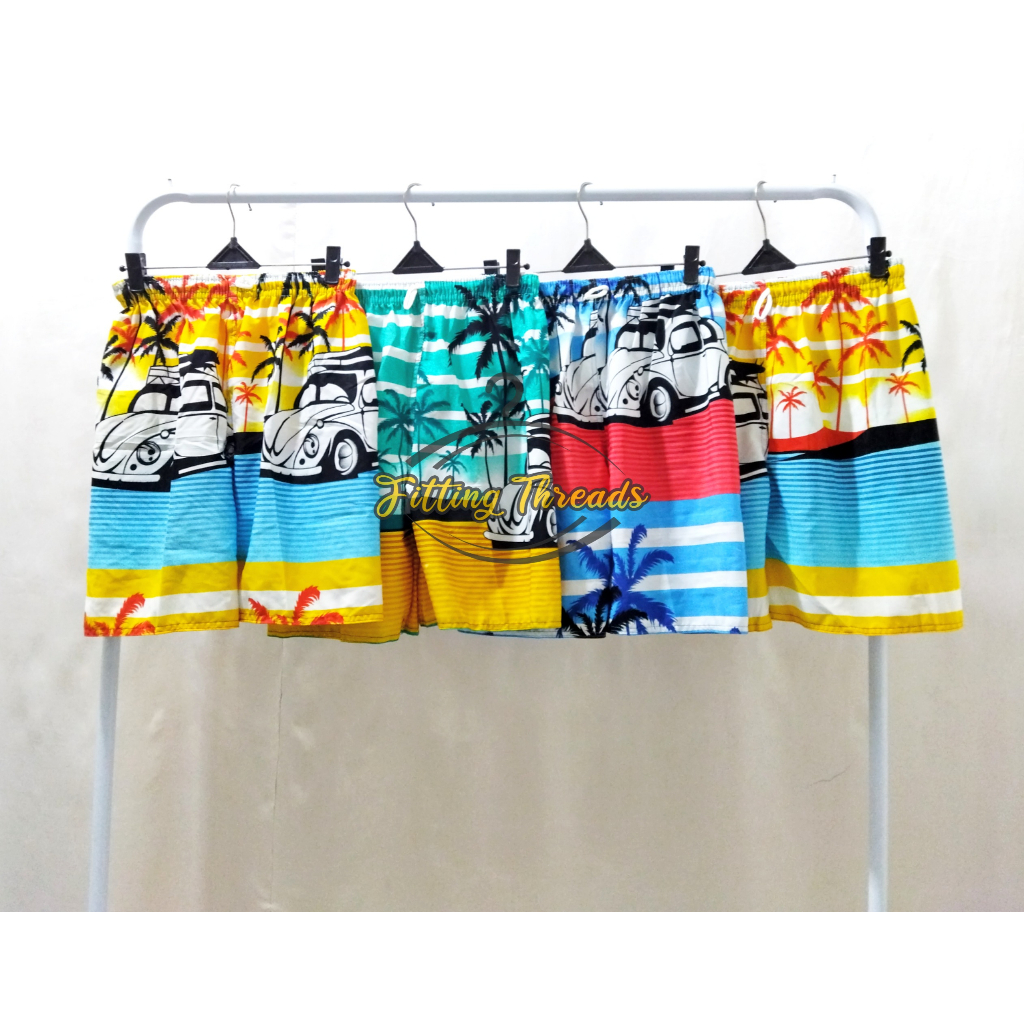 Celana Pantai Hawai Anak Remaja Dewasa / Celana Kolor Motif / Celana Pendek Boxer Harian / Celana Bali