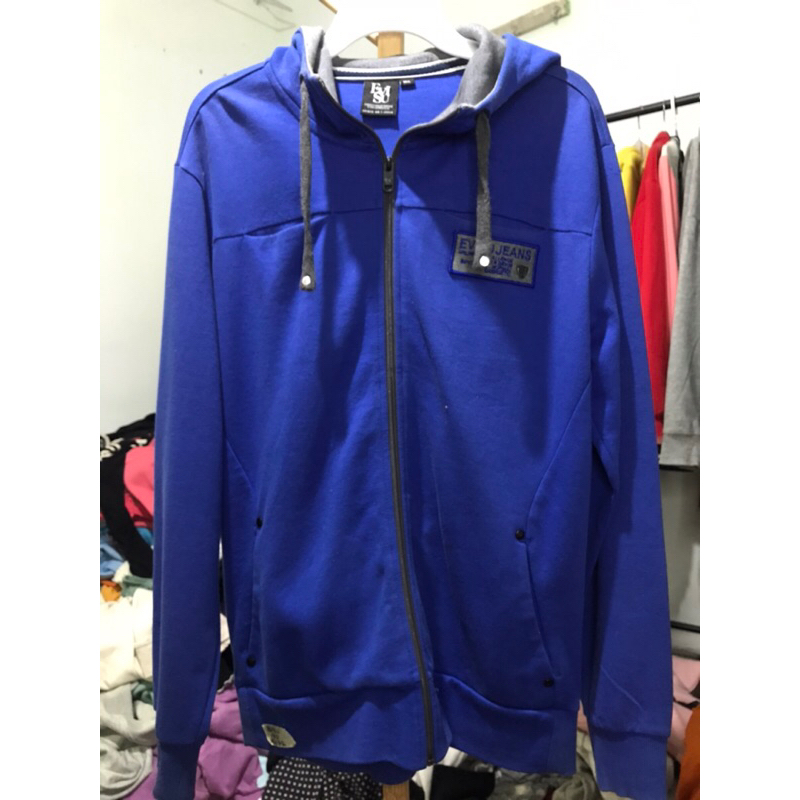 Preloved evisu hoodie zipper