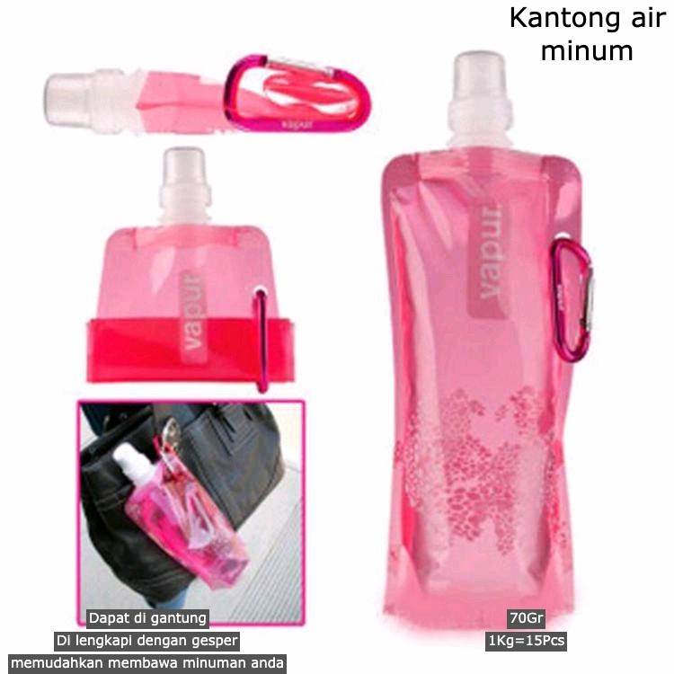 Botol Kantong Air Minum Outdoor Praktis