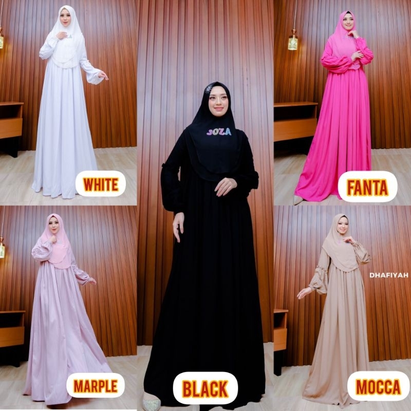 DW DHAFIYAH SERIES VISCOSE PREMIUM DAILY GAMIS SET DRESS SYARI BY JOZA CLOTHING