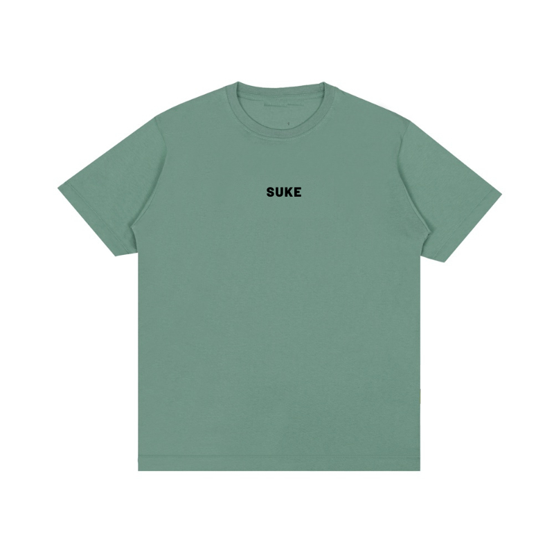 Suke T-Shirt Liltel Teks Mini Sage Green Tee