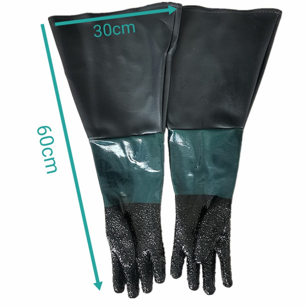 【60 CM】Sandblasting Gloves/Sarung Tangan Pelindung Sandblasting