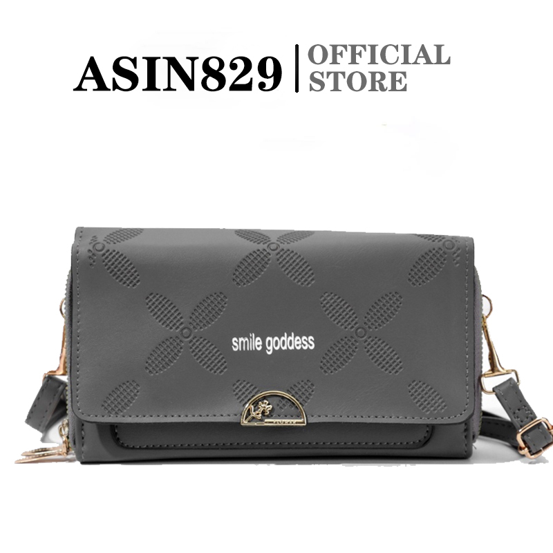 ASIN829 Tas Selempang Wanita Terbaru T246 Tas Selempang Wanita Pocket Bag Free Tali Korean Style Import