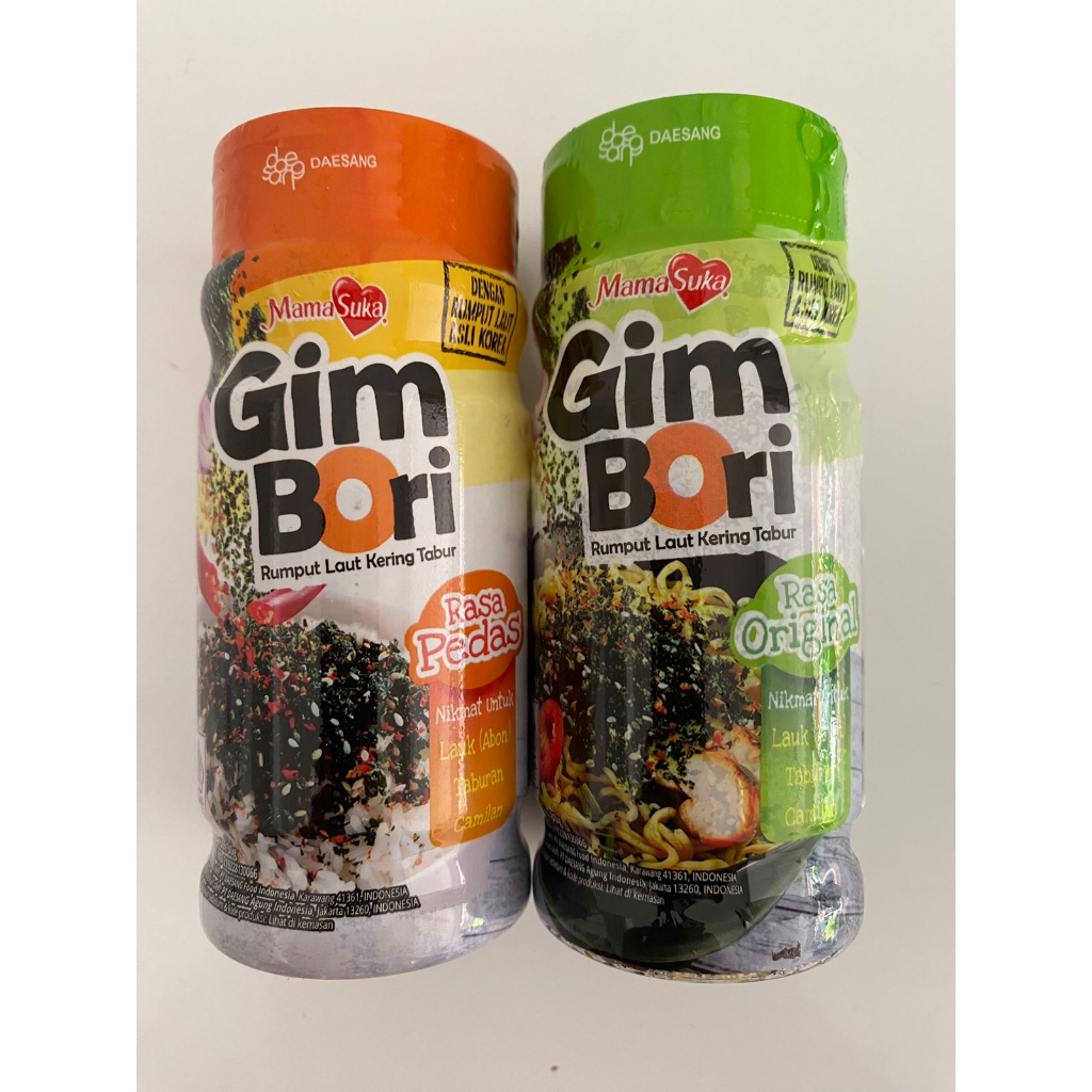 

Mamasuka Gim Bori Nori Tabur 30 gr Rasa Original dan Pedas