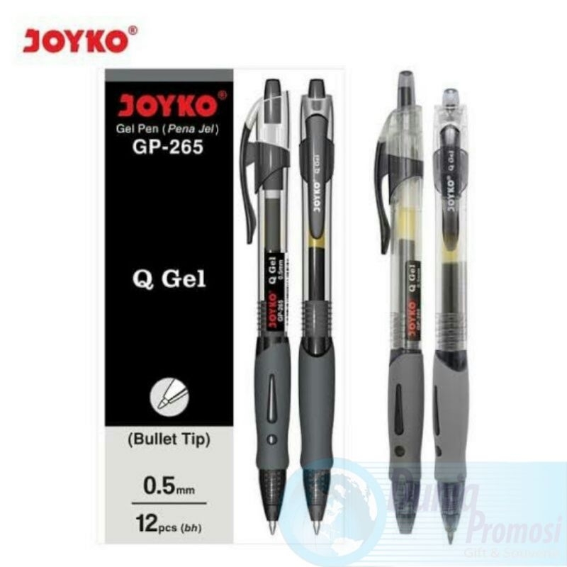 

Pulpen Gel Joyko GP 265 / Q Gel / Isi Gel / 0.5mm Murah