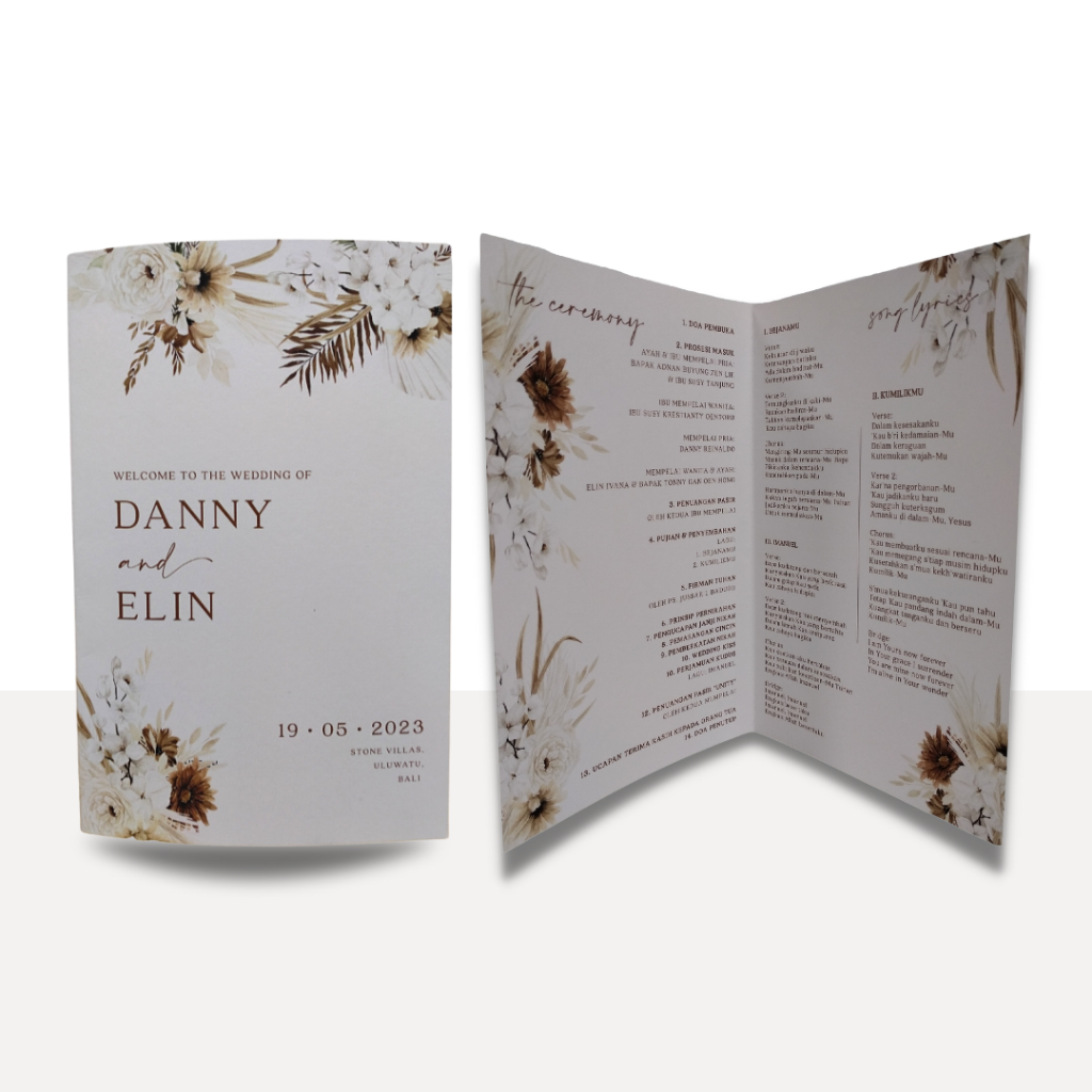 

Booklet pernikahan custom / booklet custom / booklet