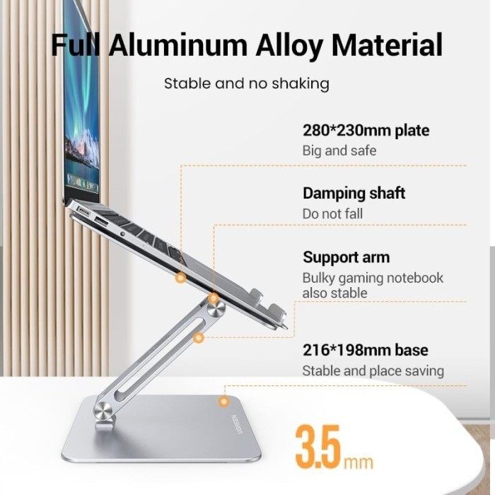 Foldable UGreen 40291 Laptop Stand - Stand Holder Foldable 40291