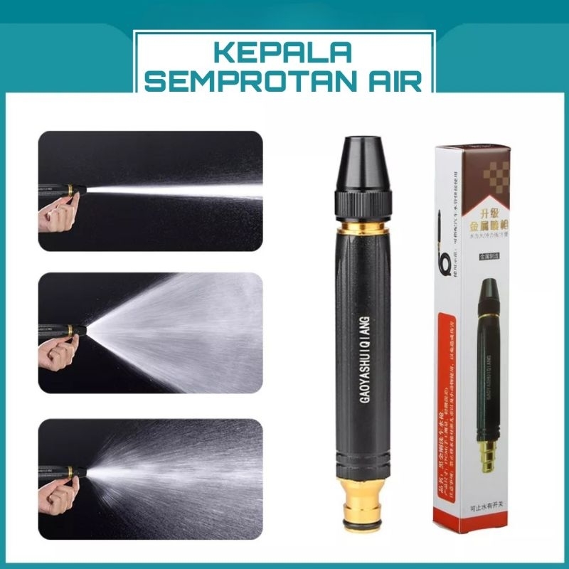 Kepala Semprotan Air Kuningan Tekanan Tinggi Spray Steam Siram Multifungsi